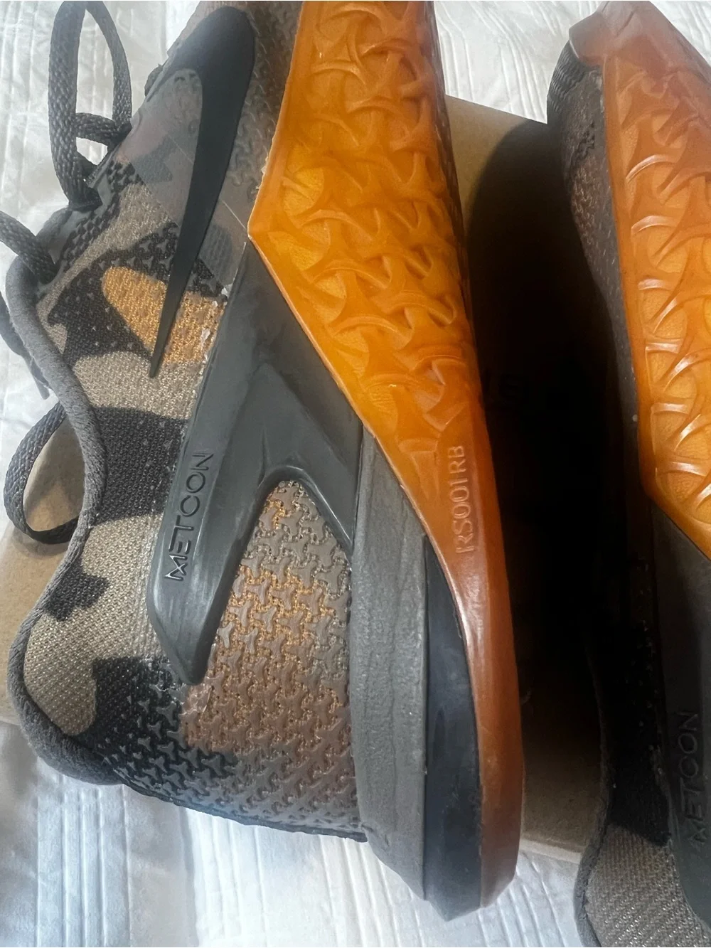 Nike Metcon camouflage Men’s Black and Brown/Gold Training Sneakers